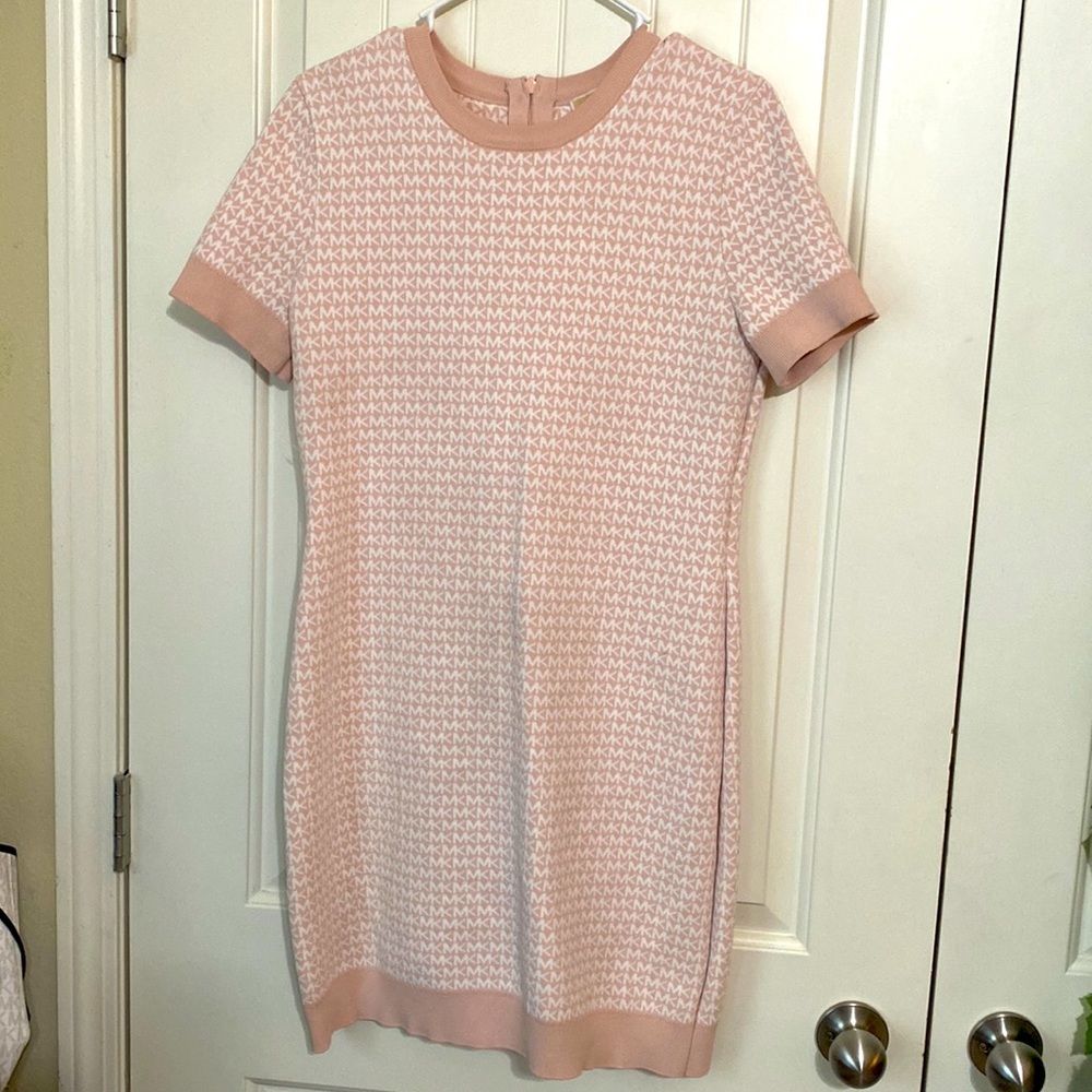 Michael Kors Powder Blush Short Sleeve Dress